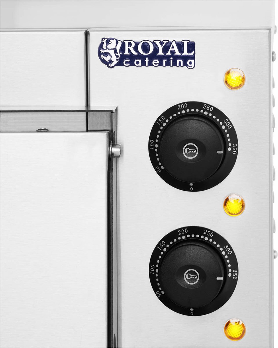 Royal Catering Pizzaoven roestvrij staal