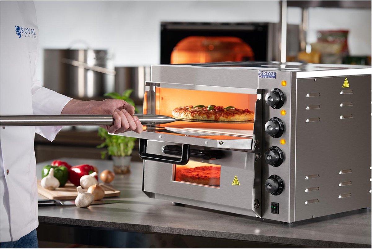 Royal Catering Pizzaoven roestvrij staal