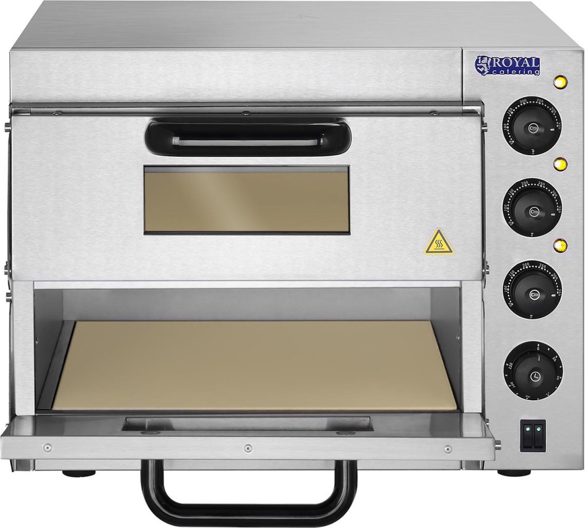 Royal Catering Pizzaoven roestvrij staal