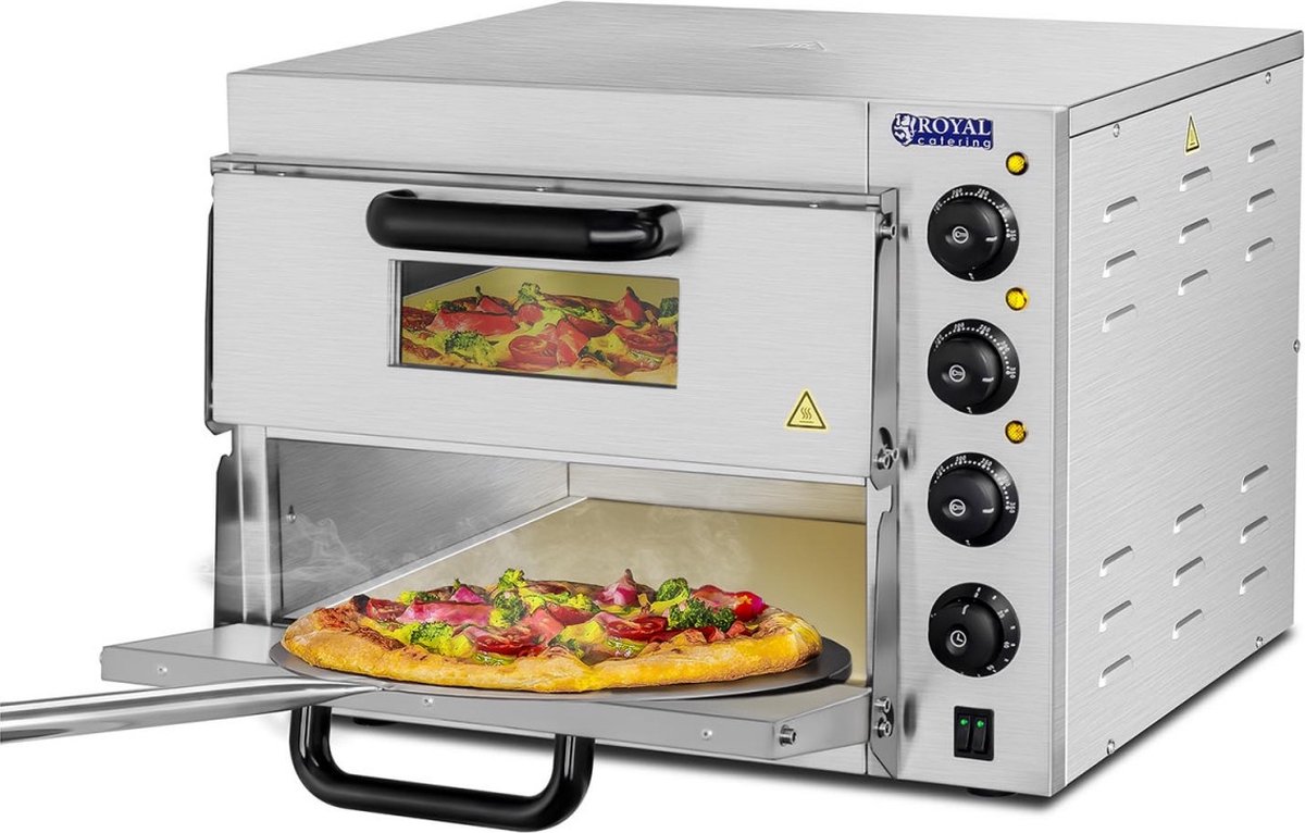 Royal Catering Pizzaoven roestvrij staal