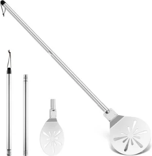 RVS pizzaschep 20,3 x 22,3 cm