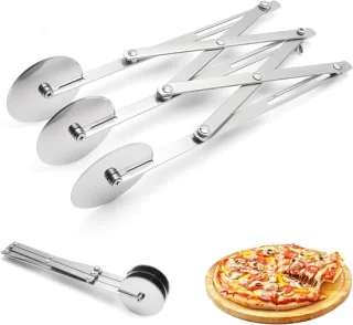 RVS Pizzasnijder en Deegsnijder