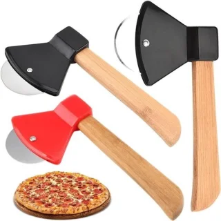 RVS pizzasnijder set 2 stuks