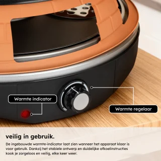 Saaf Pizzaoven Gourmetstel