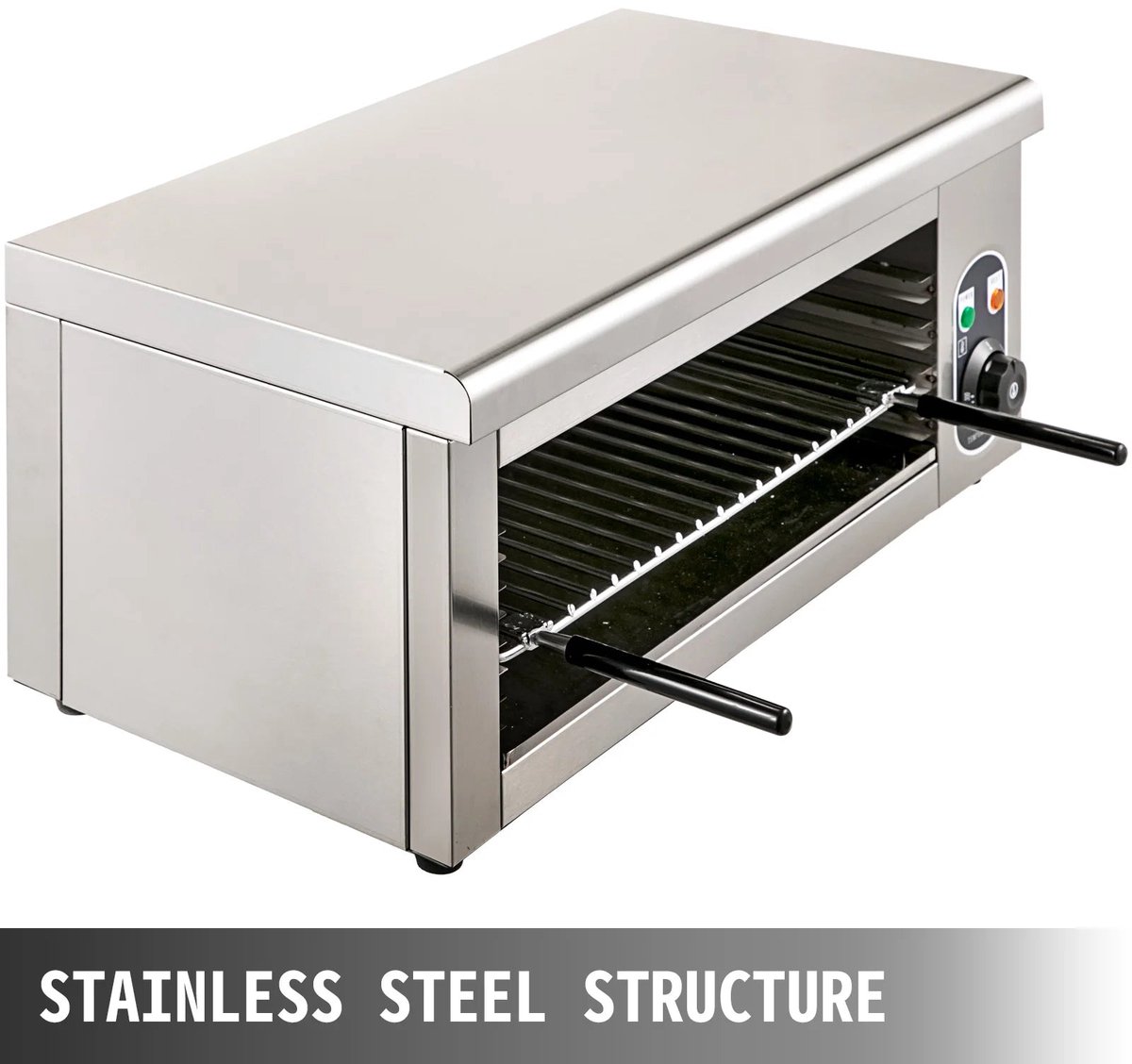 Wat vinden we goed aan de Salamander Grill Elektrische Grilloven Roestvrij Staal