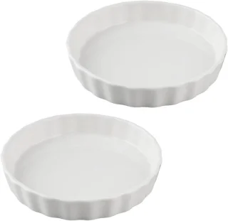Set 2 Keramische Quichevormen 5 inch