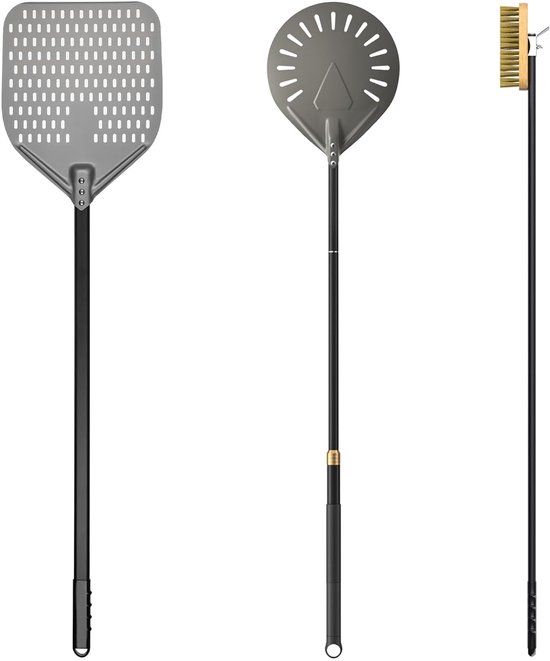 Set 3 Pizzaschillen Aluminium review