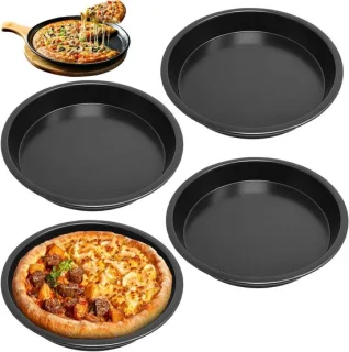Set 4 Ronde Pizzaschalen Ø20 cm