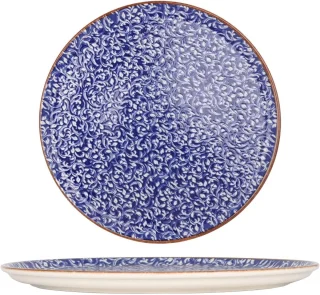 De Set Pizzaborden Porselein 32 cm Blauw/Wit in één oogopslag