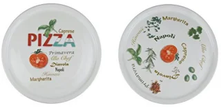 Set Pizzaborden XXL 30 cm Porselein