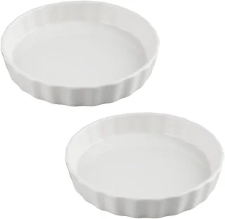 Set van 2 keramische quichevormen van 5 inch