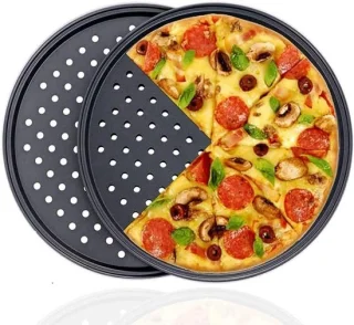 Set van 2 pizza pannen