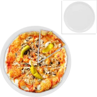 Set van 2 porseleinen pizzaborden Ø 30,5 cm
