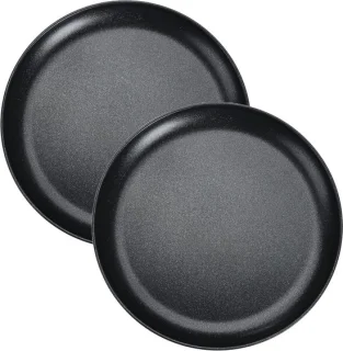 Set van 2 ronde pizza borden
