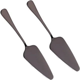 Set van 2 RVS taartmessen