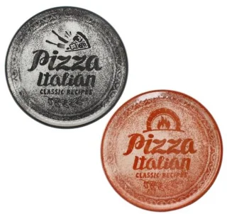 Set van 2 XL pizzaborden - Porselein
