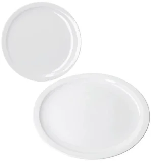Set van 2 XL pizzaborden porselein Ø 30,5 cm