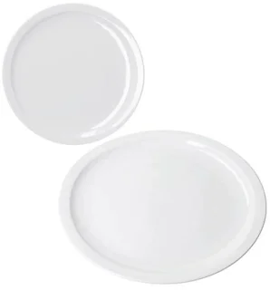 Set van 2 XL pizzaborden porselein Ø 30,5 cm