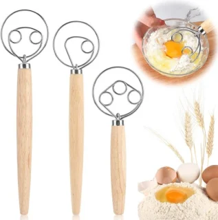 Set van 3 deegmixers