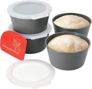 Set van 4 Fermentatieboxen voor Pizzadeeg