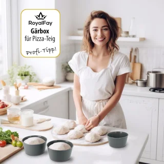 Set van 4 Fermentatieboxen voor Pizzadeeg