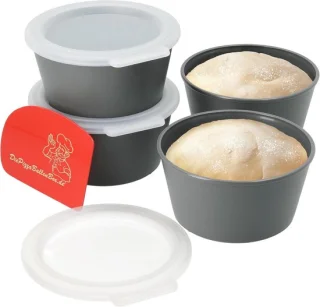 Set van 4 Fermentatieboxen voor Pizzadeeg