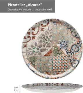 Set van 4 pizzaborden Ø 33 cm