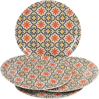 Set van 4 pizzaborden van porselein Ø 31 cm