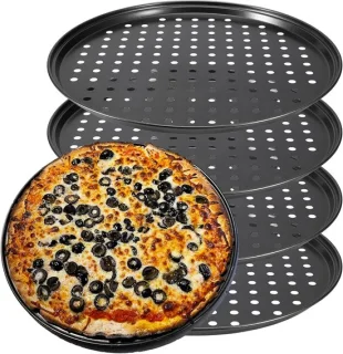 Set van 4 pizzatrays 32 cm (12")