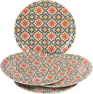 Set van 4 porseleinen pizzaborden Ø 31 cm