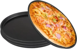 Set van 4 ronde pizza-bakplaten 29 cm