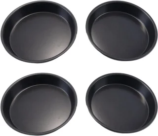 Set van 4 ronde pizzabakplaten 16,7 cm