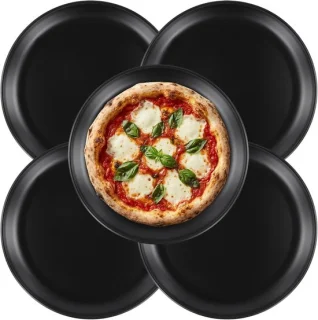 Set van 5 ronde pizza schalen 26 cm