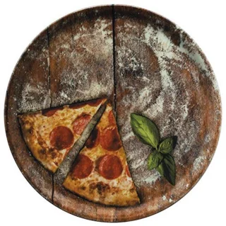 Set van 6 Pizzaborden 33,3 cm