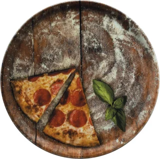 Set van 6 pizzaborden 33,3 cm
