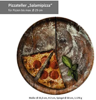 Set van 6 pizzaborden 33,3 cm