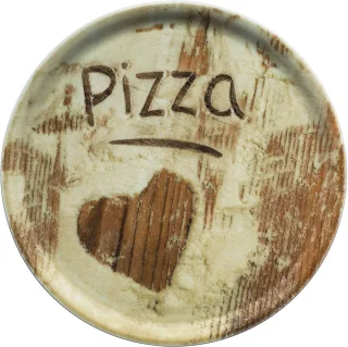 Set van 6 pizzaborden Ø 33,3 cm