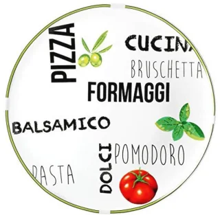 Set van 6 pizzaborden Ø31 cm - wit