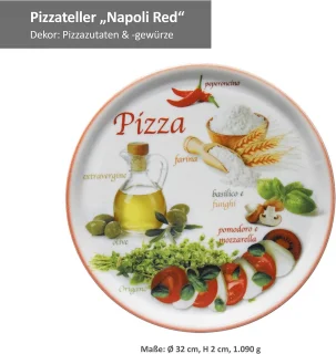 Set van 6 pizzaborden