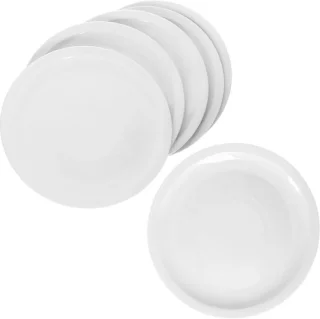 Set van 6 porseleinen pizzaborden 30,5 cm