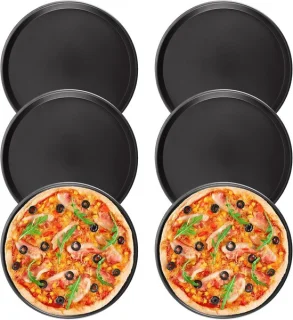 Set van 6 ronde pizza borden van 30 cm