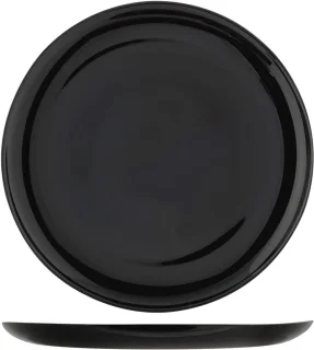 Set van 6 zwarte pizzaborden 32 cm
