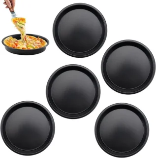 Set van 8 mini pizza bakplaten, 16 cm