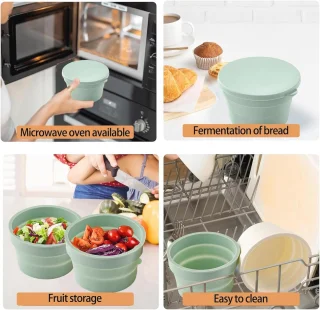 Silicone Pizza Dough Box Set - 2 Piece