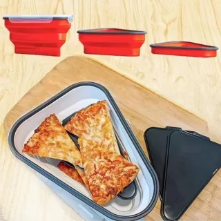 Siliconen Pizza Opbergdoos