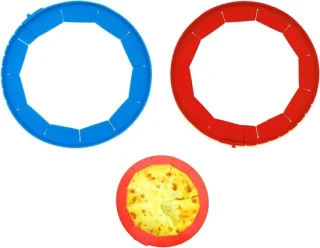 Siliconen taartschilden voor pizza's van 20-25 cm