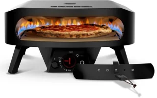 SnelShoppen gas pizzaoven 17 inch zwart