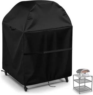SnelShoppen outdoor pizza oven tafelcover 83x63x127cm zwart