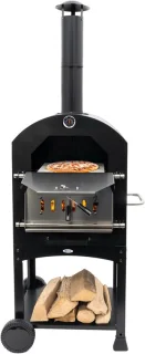 SnelShoppen Ovnhus pizza oven zwart 50