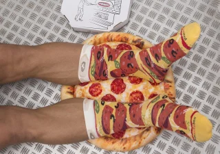 SokkenStudio Pizzasokken - 4 paar